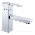 Fashion And Square Single Lever Faucet With Good Chrome  Plate